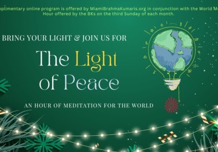 Bring YOUR light : One Hour Earth Day Meditation for the World