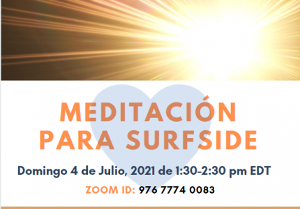 Domingo : Meditación para Surfside -Trae tu corazón