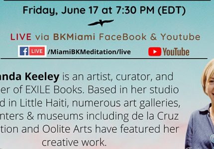 A multi-disciplinary artist committed to collaborating, empowering, and meditating with Miami artist Amanda Keeley in conversation with Meredith Porte