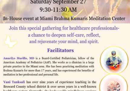 (Sat) Healthcare Professionals Retreat: Rx -Rest, Refresh, Renew
